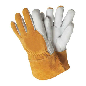 Fire Resistant Palm Reinforcements Welder <b>Gloves</b> Heavy Duty Cowhide Leather TIG Welding <b>Gloves</b> Industry Safety Working <b>Gloves</b> - Product Image 6