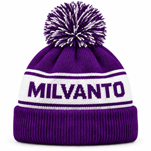 Custom Logo Premium <b>Pom</b> <b>Pom</b> Beanie <b>Hat</b> Embroidered Cuffed Rib Knit Winter Beanie for Men & Women Streetwear Beanies - Product Image 4