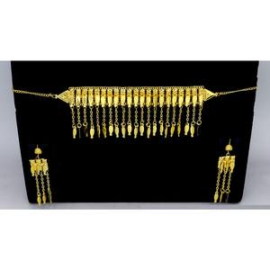 Martasha diseñador islámico Ramadán especial chapado en oro UAE joyería especial Dubai joyería collar pendiente conjunto Joyería Árabe - Product Image 5