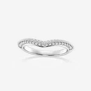 แหวนเพชรโรสโกลด์สำหรับผู้หญิง ดีไซน์คลาสสิกแบบ Eternity Band ประดับเพชรแบบ Channel Setting เหมาะสำหรับงานแต่งงาน - Product Image 2