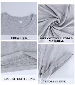 เสื้อยืดคอกลมลำลองพิมพ์ลายสำหรับผู้ชาย เสื้อยืดแขนสั้นลายกราฟิกเนื้อผ้านุ่มพิเศษ เสื้อยืดฤดูร้อนสั้นๆ พร้อมคำคม เสื้อยืดใส่ได้ทุกวัน - Product Image 5