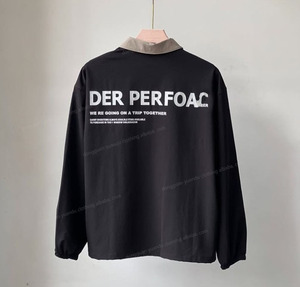 เสื้อโปโลแขนยาวผู้ชาย YUANDU ผ้าฝ้ายอ๊อกซ์ฟอร์ด ระบายอากาศได้ดี ดีไซน์ลำลอง พิมพ์ลายโลโก้ด้านหน้า - Product Image 3