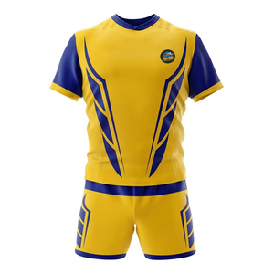 Uniforme de Rugby Sublimado Personalizado Estilo Mad Men, Conjunto Deportivo Transpirable de Manga Corta con Estampado, Último Modelo Antibacterial - Product Image 1