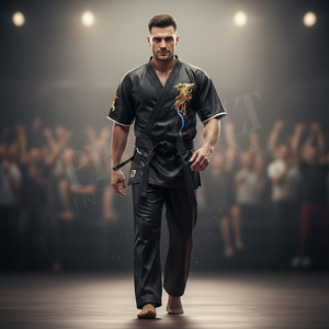 Diseño de Bordado Personalizado, Color Liso, Uniforme de Artes Marciales, Karate Gi Ligero, Traje de Entrenamiento de Kung Fu, Ropa de Judo y Taekwondo - Product Image 3