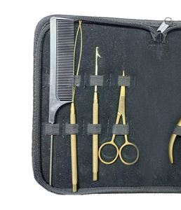MIANBRO ENTERPRISES Stainless Steel Hair <b>Extensions</b> <b>Micro</b> Links Tools Kit-Solid Professional Unique Color Customized Design Logo - Product Image 5