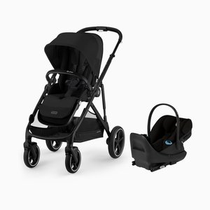 Poussette Safey Baby S (entièrement noire) Siège <span class=keywords><strong>auto</strong></span> pour bébé <span class=keywords><strong>Cybex</strong></span> Cloud G Comfort Extend Siège pour tout-petit (en noir) - Product Image 1