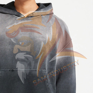 Derniers modèles de sweats à capuche oversize tendance, sweats à capuche oversize de qualité supérieure, sweats à capuche oversize doux et respirants pour hommes, parfaits pour l'extérieur - Product Image 5
