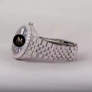 Montre de qualité supérieure, luxe, en acier inoxydable, mouvement à quartz ETA, verre, résistance à l'eau 3BAR, professionnelle, pour tous les jours - Product Image 2