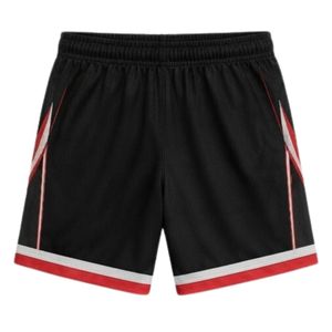 Unisex Black <b>Red</b> Sublimated Lacrosse Shorts Lightweight Polyester Athletic Uniform Sports Wear Performance Apparel - Product Image 2