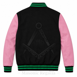 Veste de sororité Alpha Kapa personnalisée HMR, brodée, style varsity pour femmes, avec logo personnalisé, veste de sororité pour femmes - Product Image 5