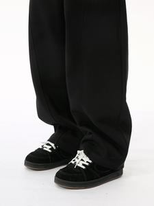 Pantalon de survêtement homme surdimensionné et ample, coupe large, personnalisé, délavé à l'acide, 380 g/m², uni - Product Image 5