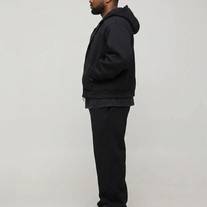 Comfortable Oversize Men Zipper Tracksuit Fashion Sports Apparel New Stylish Oversize Men Zipper Tracksuit Made With Soft Fabric - Product Image 3