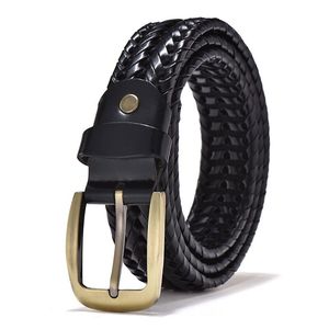 Genuine Leather <b>Belt</b> Casual Pin <b>Buckle</b> Adjustable Waist <b>Belt</b> <b>for</b> <b>Men</b> and Women - Product Image 2