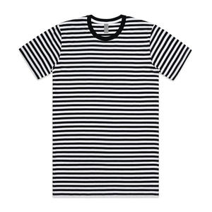Custom 200 GSM Jersey black and white <b>Stripe</b> Knit <b>T</b> <b>Shirt</b> <b>Men</b> Plus Size Crew Neck Breathable Streetwear Apparel OEM Manufacturer - Product Image 6