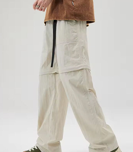 Pantalon respirant multi-poches décontracté en mélange de coton standard convertible de qualité supérieure avec coutures durables pour le sport - Product Image 6
