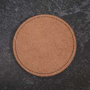 Juego de Posavasos de Cuero Vacuno Hechos a Mano, Duraderos, Resistentes al Calor, Protección para Mesa, GLC-0078 - Product Image 4