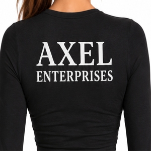 Women's <b>Black</b> <b>Crop</b> Yoga Top <b>Long</b> <b>Sleeve</b> Activewear <b>Crop</b> Top Stretch Fabric premium Design Wholesale Gym Wear Top - Product Image 4