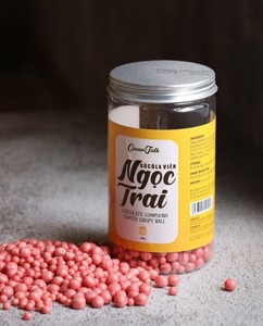 Venta al por Mayor de Chocolate Compuesto para Decorar Pasteles, Bolas Crujientes de Chocolate con Fresa, Cacao HALAL, OEM/ODM, Buen Precio - Product Image 2