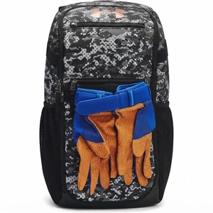 Camouflage Nylon Baseball Backpack with Bat Sleeve and <b>Water</b> <b>Bottle</b> <b>Holder</b> 30-40L Capacity Sports Organizer - Product Image 5