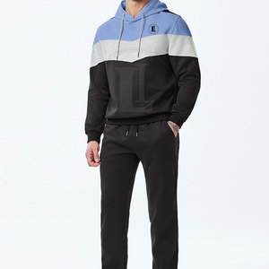 OEM Customized Design Winter Hooded Solid Breathable <b>Pullover</b> <b>Men</b> Tracksuit High Quality Casual Wear - Product Image 4