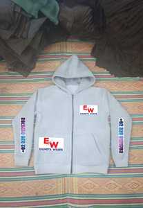 Sweat-shirt à capuche tricoté 100 % coton, anti-boulochage, avec logo frontal, sans doublure, grande taille, pour homme, vente en gros, collection hiver - Product Image 2