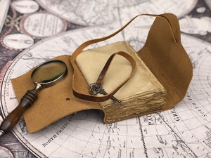 Diario de cuero con bloqueo de llave, diario con papel de borde de cubierta hecho a mano, diario encuadernado de cuero Vintage, regalo personalizado para uso diario - Product Image 3