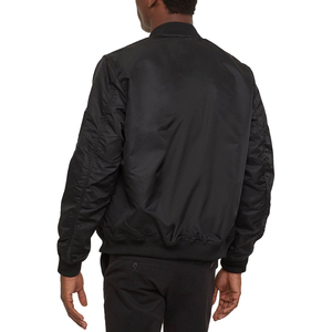 Urban Streetwear Fashion <b>Jackets</b> Custom Label Printed Logo Windproof <b>Zip</b> <b>Up</b> <b>Jacket</b> Plus Size Knitted Cuffs College Bomber <b>Jacket</b> - Product Image 2