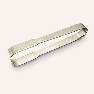 Hammered Copper Ice <b>Tongs</b> For Bar Bucket Rose Gold Handcrafted Metal Ice Cube Clips For Luxury Hotel And Restaurant <b>Serving</b> - Product Image 6