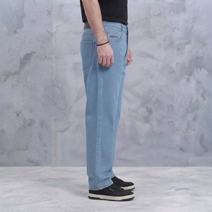 Jean ample en denim bleu pour homme – Pantalon décontracté streetwear vintage en coton confortable style hip-hop - Product Image 3