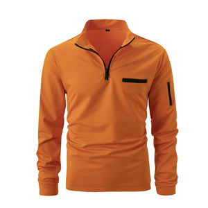 Wholesale High Quality Comfort Long Sleeve Polo <b>T</b>-<b>shirts</b> <b>Collar</b> Luxury Cotton Polo <b>Shirt</b> for Man Plus Size Men's Polo <b>Shirts</b> - Product Image 6