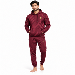 Ensemble élégant de pull et pantalon de sport, idéal pour les tenues décontractées, les entraînements sportifs, les voyages et la marche, survêtement pour homme - Product Image 4