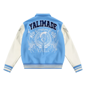 Chaqueta de Invierno Unisex de Alta Calidad con Capucha, Tejido de Lana, Ligera, Transpirable, Resistente al Viento, Estilo Deportivo, Béisbol, Lettermen, Mariposa - Product Image 6