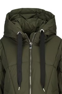 2026 Winter Solid Color Thick Zipper Both Sides Wear <b>Puffer</b> Sleeve <b>Crop</b> Top Vest <b>Puffer</b> <b>Jacket</b> Women Best Customized Trend - Product Image 2