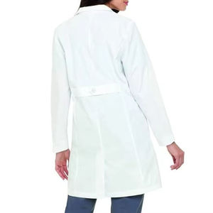 New Arrival Woven Cotton Polyester Summer Hospital Scrubs <b>White</b> Lab Coat <b>Jogger</b> Custom Logo Short Sleeves Unisex Nurse Uniform - Product Image 4