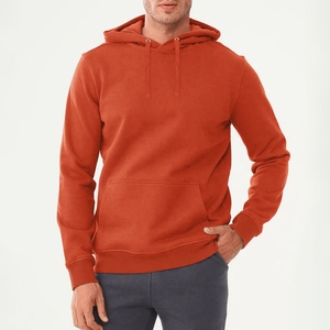 Sudadera con Capucha para Hombre, Estilo Invernal, Básica, de Algodón Mezclado, Forro Polar Grueso, Estampado Digital, Hombros Caídos, Ropa Deportiva Térmica - Product Image 5
