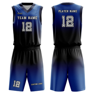 Uniformes de Baloncesto Profesionales, Camisetas y Pantalones Cortos con Logotipo Personalizado, 100% Poliéster, Tallas Grandes, Servicio OEM, Venta al Por Mayor - Product Image 1