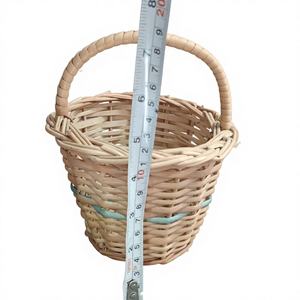 Mimbre de bambú ecológico hecho a mano ligero Natural almacenamiento para sala de estar regalo cesto de lavandería multifunción bohemio - Product Image 2