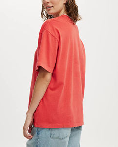 Camisetas Casuales de Alta Calidad para Mujer, Tallas Grandes, Color Sólido, Ligeras, Transpirables, de Poliéster/Algodón, al por Mayor - Product Image 4