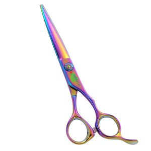 Ciseaux à cheveux fantaisie SIMAECO SM-101, lame droite en titane, manche en acier inoxydable, instruments chirurgicaux tranchants - Product Image 3