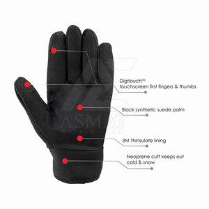 Vente directe d'usine, gants mécaniques efficaces, nouveau style, vêtements de sport pour hommes, gants de mécanicien - Product Image 3