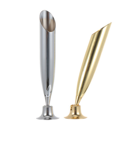 Modern Designer Stainless Steel & Brass Pen Stand Teacher Desk Organizer Crafts Pen Stand Top Price - Product Image 1