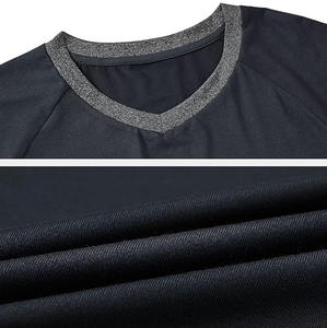 เสื้อยืดผู้ชายคุณภาพสูง ขายส่ง ผ้าฝ้าย 100% ถักทอ ออกแบบได้ตามสั่ง ระบายอากาศได้ดี ทรงหลวม ไซส์ใหญ่ - Product Image 3