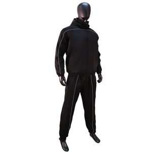 Men's Polyester Shell Windbreaker Tracksuit Two Piece Jogging Heat Suit Jacket Sweat Suit <b>Set</b> - Product Image 2