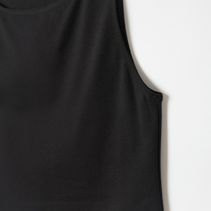 Top Corto de Moda para Mujer al por Mayor con Logotipo Personalizado, Top Deportivo Transpirable de Verano, Camiseta sin Mangas Ajustada, Chaleco Casual Acanalado - Product Image 5