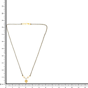 Collier en or 24 carats pour femme avec perles noires et diamants naturels taille brillant rond, certifié GIA, style classique - Product Image 5