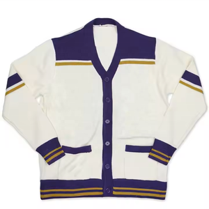 Cardigan en tricot à manches longues College University - Product Image 1