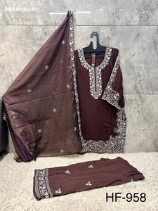 Conjunto de Traje de Rayón de Alta Calidad con Bordado, Manga Larga, Largo Medio, con Pantalones Plazzo a Juego, Proveedor y Exportador Mundial - Product Image 5