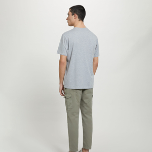 Nouveaux T-shirts Oversize Homme en Coton Lourd Imprimé, Coupe Longue Décontractée à Manches Courtes 100% Coton - Product Image 5