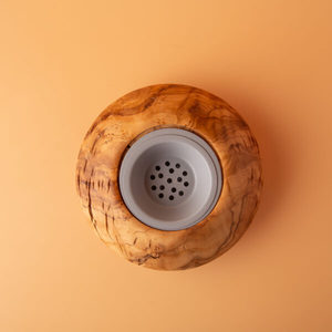 Porte-encens artisanal haut de gamme en résine et bois, modèle Lunar Riverstone Signature, avec récupérateur de cendres pour la méditation et la relaxation - Product Image 5