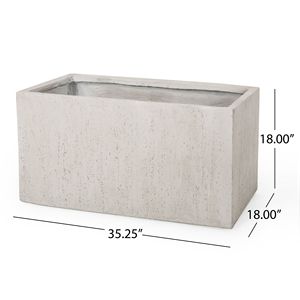 Macetero Cuadrado Grande para Exteriores de MGO para Flores y Plantas - Product Image 4